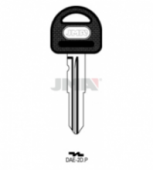 LLAVE ACERO CAB. PLASTICO NEGRO DAE-2DP